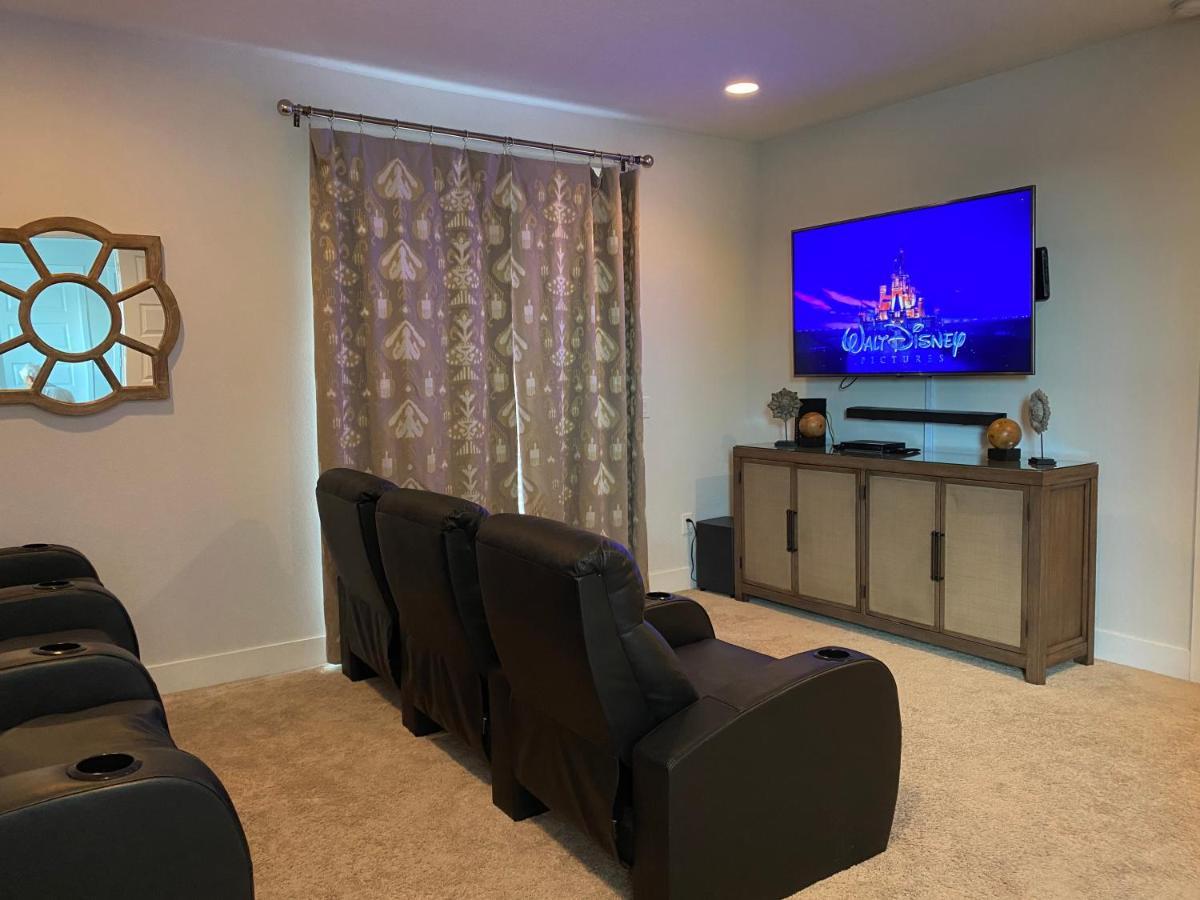 Luxurious Modern Villa Near Disney With Theater, Pool And Spa In Encore Resort At Reunion Orlando Exterior foto